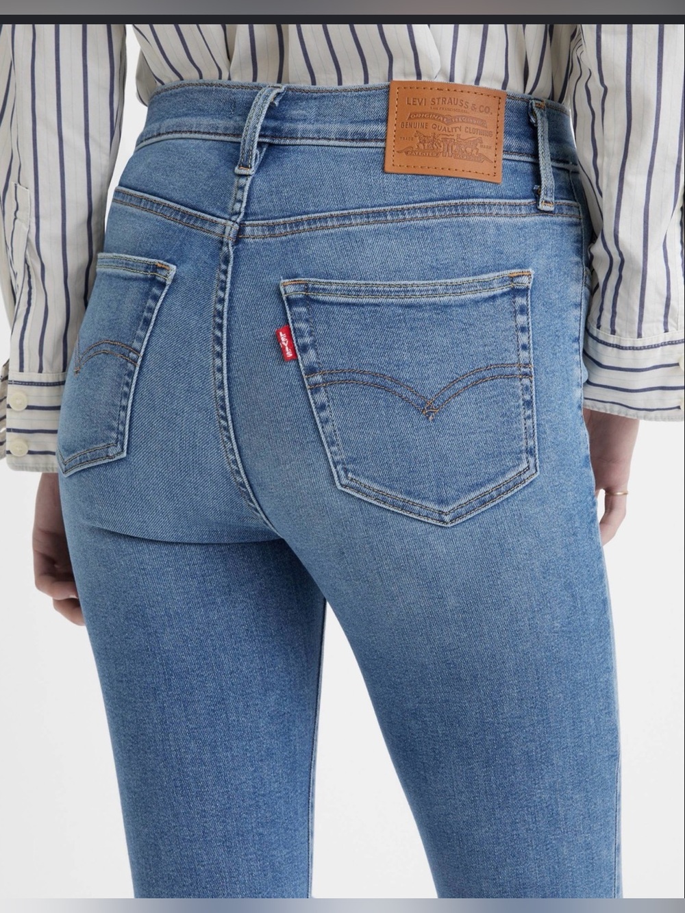 Levi's Women's Skinny Jeans in Light Blue Wash